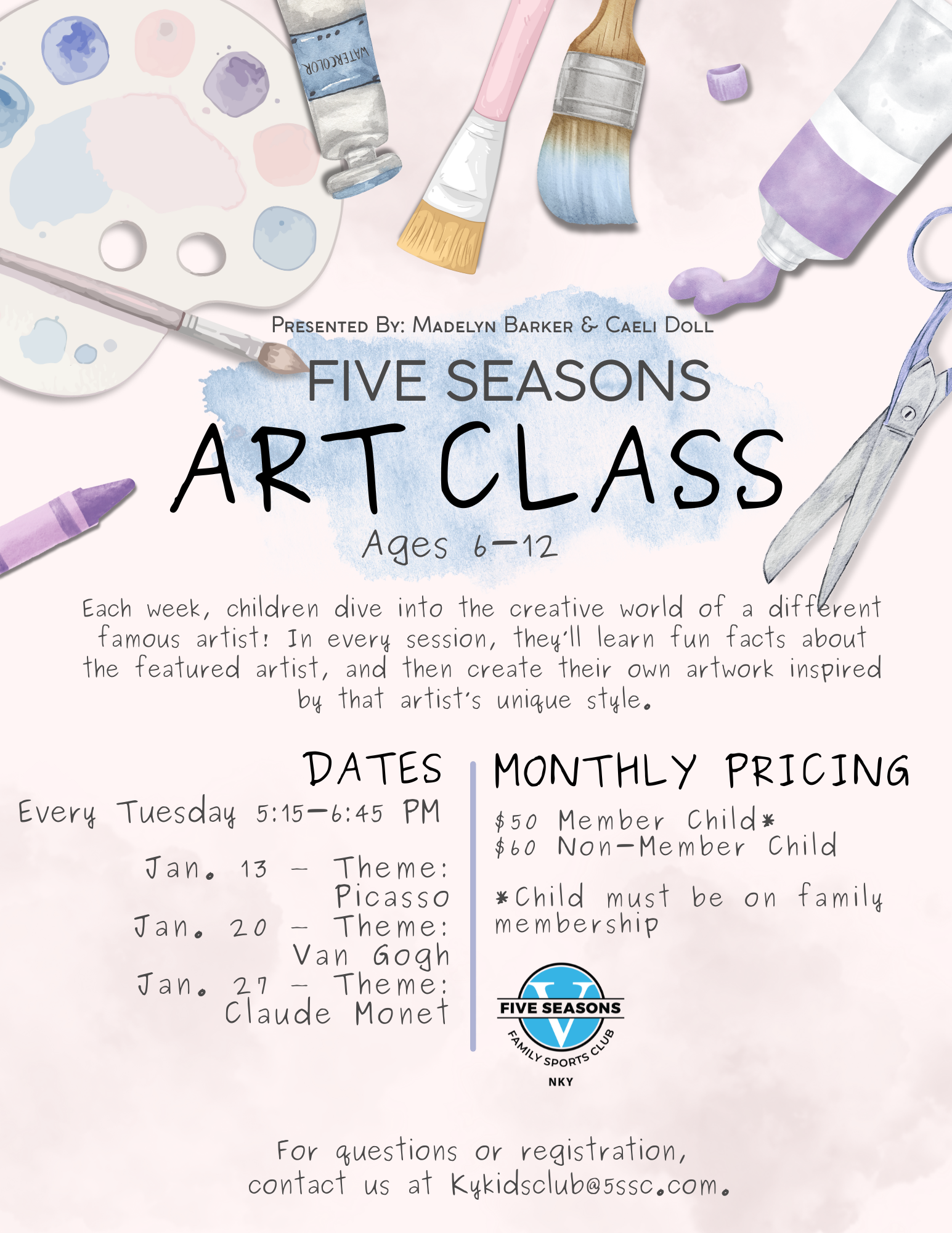 Art Class Flyer