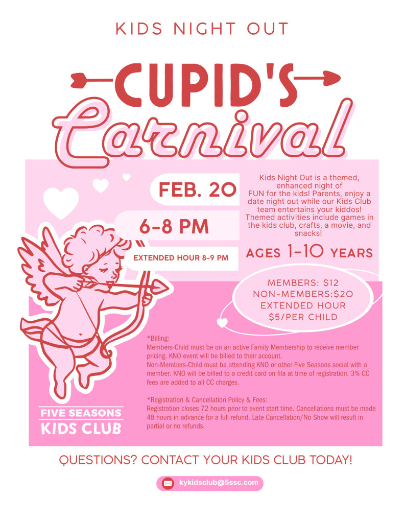 February Kids Night Out Cupid's Carnival