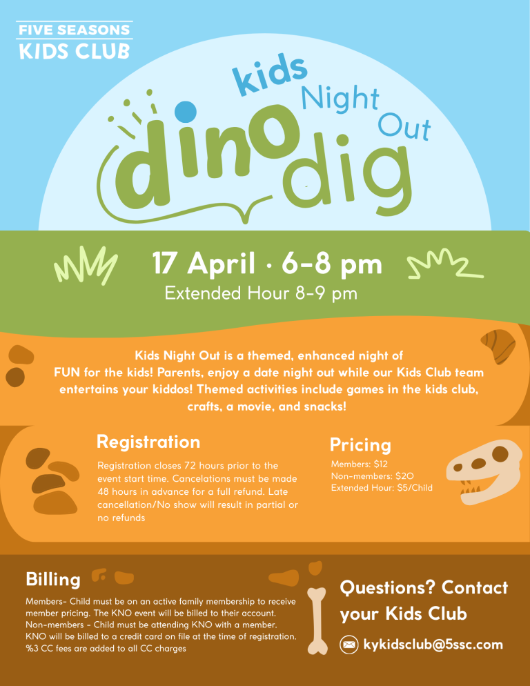 April 2026 Kids Night Out