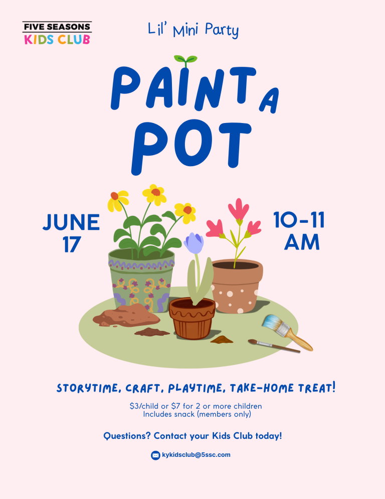 Lil Mini Party - Paint a Pot